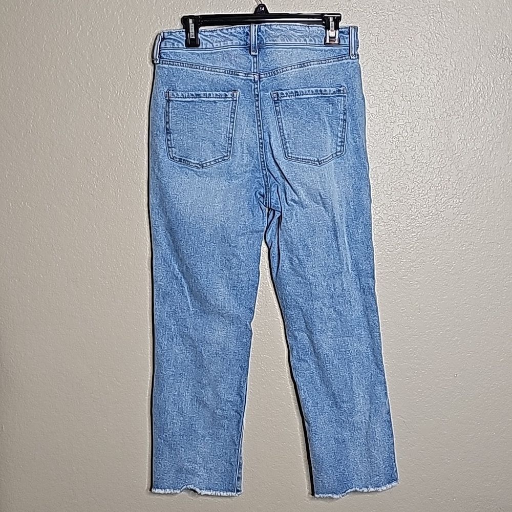 Frayed Jeans High Rise‎ Straight Ankle 29 - Picture 5 of 11